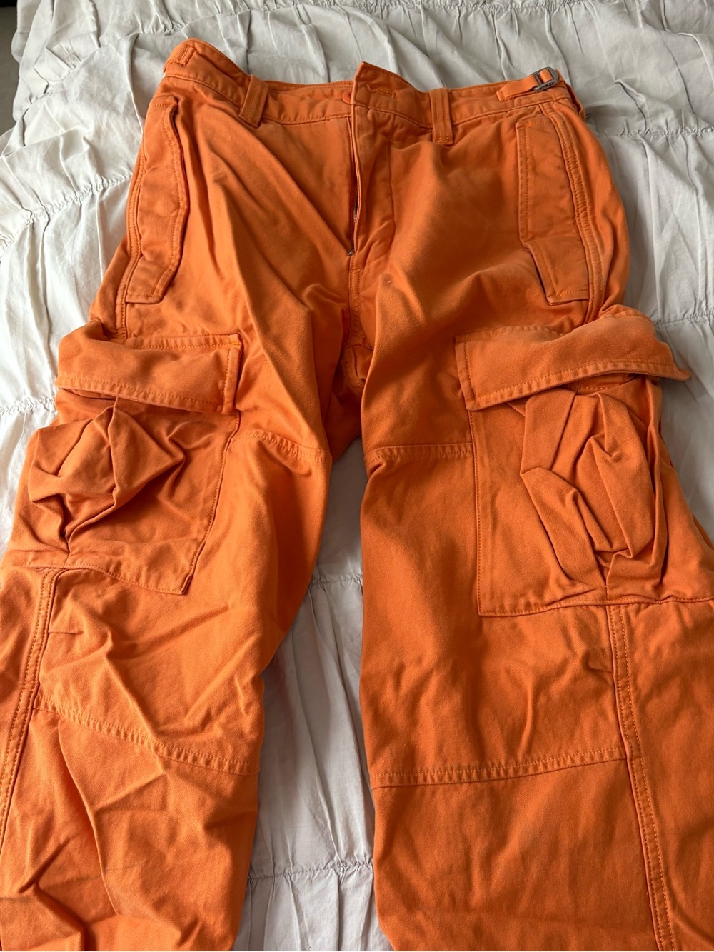 TNA Cargo Pants in Orange - Durable Utility Style